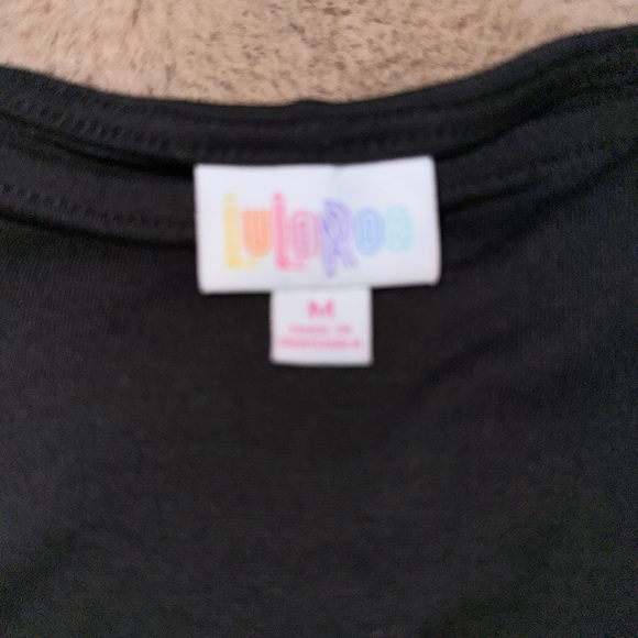 Lularoe Naomi dolman Black Long Sleeve Top M - Picture 2 of 2